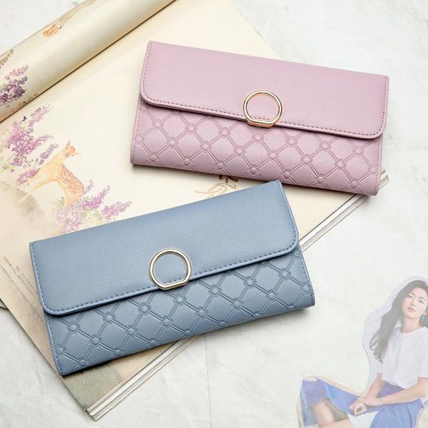 wallets 2021 women's wallet purse clutch bag pu leather long ring buckle coin pocket card large capacity multi slot, Red;black
wallets 2021 women's wallet purse clutch bag pu leather long ring buckle coin pocket card large capacity multi slot, Red;black