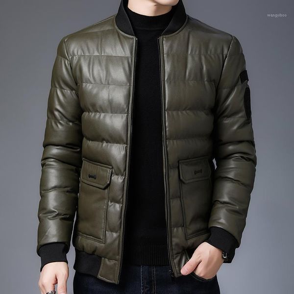 men's fur & faux men pu leather baseball plus velvet jacket winter padded clothes motorcycle coat fashion biker pocket des, Black
men's fur & faux men pu leather baseball plus velvet jacket winter padded clothes motorcycle coat fashion biker pocket des, Black
