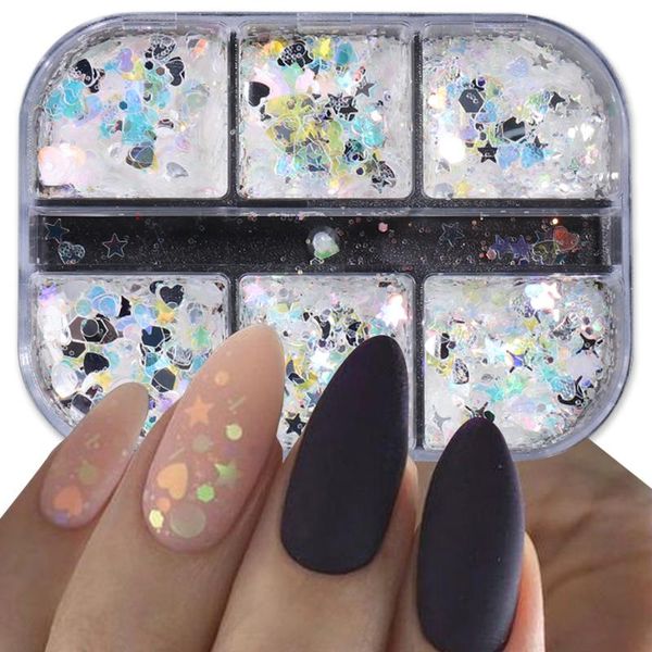 nail glitter 2021 aurora ab mermaid flakes 3d sequins mix hexagon heart star spangles for nails art decorations manicure tips ly1909-01, Silver;gold
nail glitter 2021 aurora ab mermaid flakes 3d sequins mix hexagon heart star spangles for nails art decorations manicure tips ly1909-01, Silver;gold
