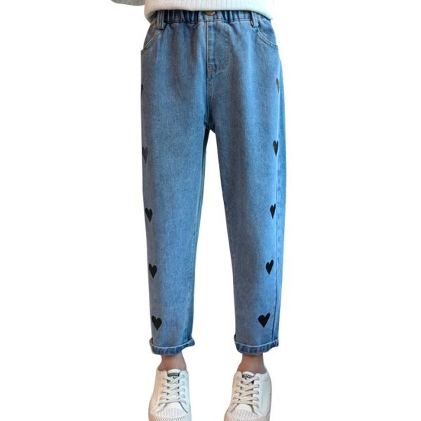 jeans big girls heart pattern kids spring autumn for children casual style clothes 6 8 10 12 14, Blue
jeans big girls heart pattern kids spring autumn for children casual style clothes 6 8 10 12 14, Blue