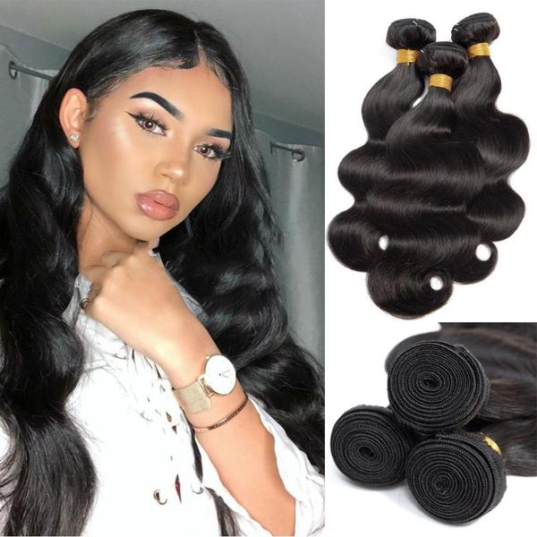 human hair bulks brazilian body wave weave bundles 100% remy extensions natural color weft 3 or 4 bundle deals, Black
human hair bulks brazilian body wave weave bundles 100% remy extensions natural color weft 3 or 4 bundle deals, Black