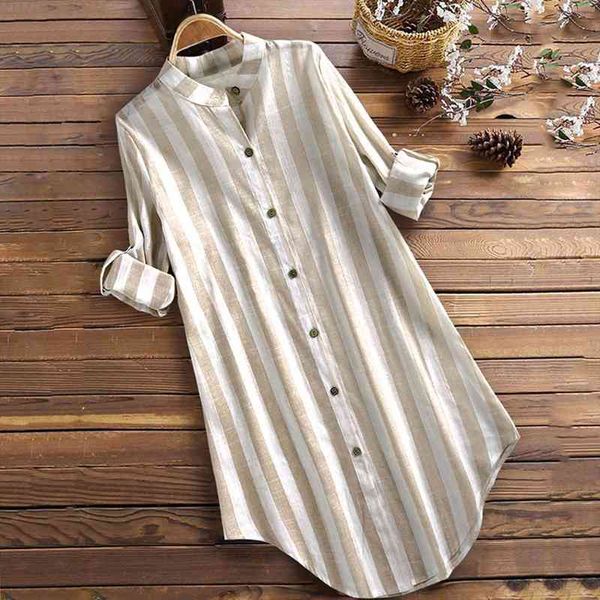 plus size stripe pocket loose womens blouses casual button long sleeve vintage spring elegant top, White
plus size stripe pocket loose womens blouses casual button long sleeve vintage spring elegant top, White