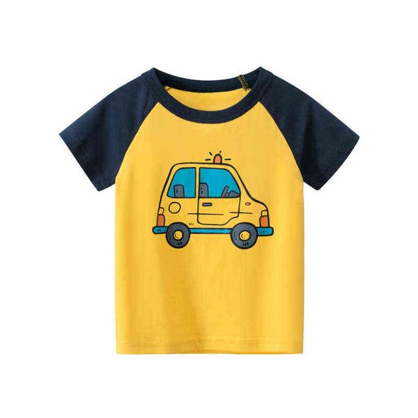 children summer thin t-shirt casual style cartoon car tees child's clothing cotton boys 2021 cute t shirts from 2 to 7 years old g1209, Blue
children summer thin t-shirt casual style cartoon car tees child's clothing cotton boys 2021 cute t shirts from 2 to 7 years old g1209, Blue