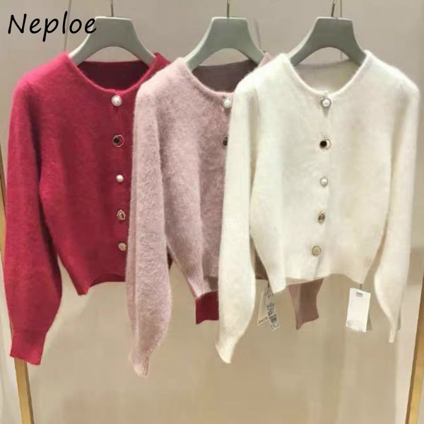 neploe sweet all-match exquisite button women sweaters spring autumn japan style cardigans o neck solid knit coat 210510, White
neploe sweet all-match exquisite button women sweaters spring autumn japan style cardigans o neck solid knit coat 210510, White