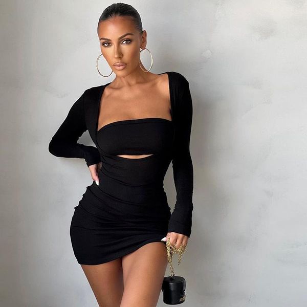 casual dresses fall temperament commuter fashion women's dress slim body-wrapped long sleeve jumper skirt high waist, Black;gray
casual dresses fall temperament commuter fashion women's dress slim body-wrapped long sleeve jumper skirt high waist, Black;gray
