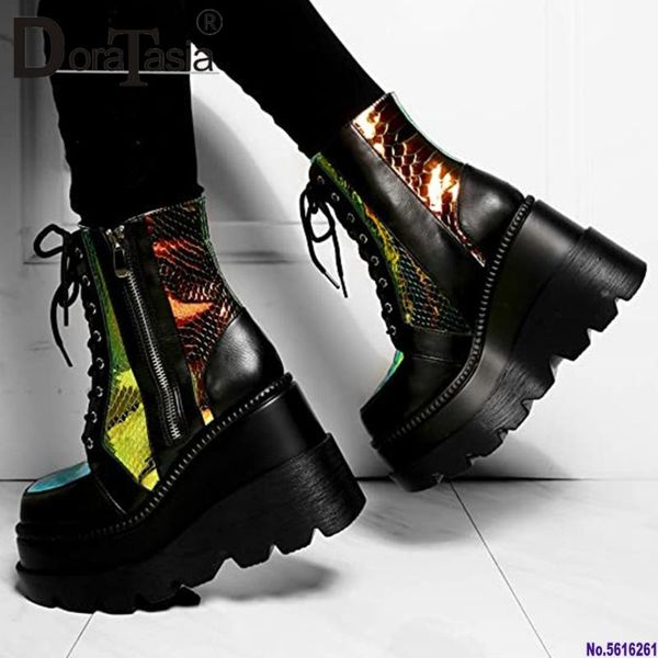 boots 2021 brand ladies colorful ankle women fashion female wedges high heels platform woman shoes, Black
boots 2021 brand ladies colorful ankle women fashion female wedges high heels platform woman shoes, Black