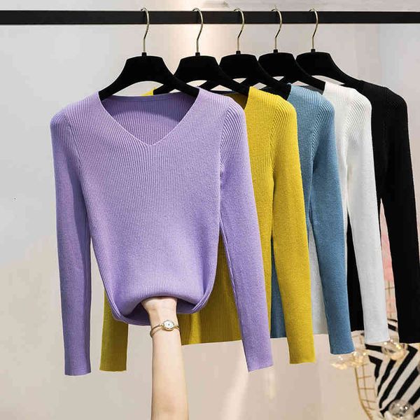 women's sweaters autumn and winter v-neck knitted long-sleeved sweater slim tight bottoming shirt fashion retro pullover thin, White;black
women's sweaters autumn and winter v-neck knitted long-sleeved sweater slim tight bottoming shirt fashion retro pullover thin, White;black