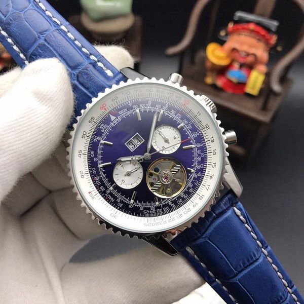 wristwatches men watchesaviation time high-end watch swiss automatic mechanical leather strap captain's, Slivery;brown
wristwatches men watchesaviation time high-end watch swiss automatic mechanical leather strap captain's, Slivery;brown