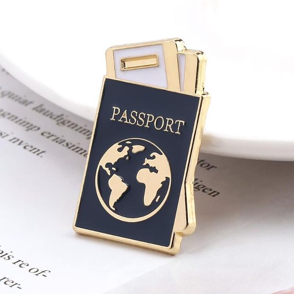 pins, brooches travel documents passport enamel brooch air ticket lapel pin cute fashion jackets coat backpack badge, Gray
pins, brooches travel documents passport enamel brooch air ticket lapel pin cute fashion jackets coat backpack badge, Gray