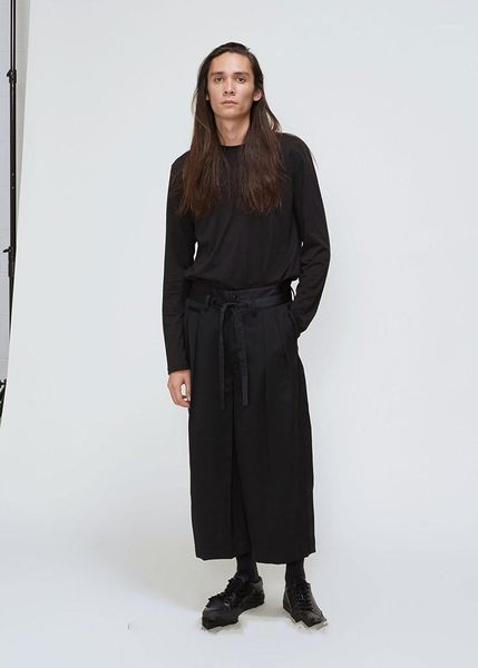 men's clothing hair stylist dj fashion hip hop loose casual wide leg pants culotte plus size costumes, Black
men's clothing hair stylist dj fashion hip hop loose casual wide leg pants culotte plus size costumes, Black
