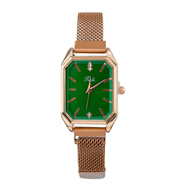 wristwatches women watches fashion square ladies quartz watch bracelet green dial simple rose gold mesh, Slivery;brown
wristwatches women watches fashion square ladies quartz watch bracelet green dial simple rose gold mesh, Slivery;brown