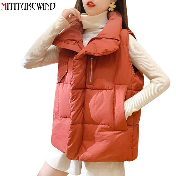women's vests 2021 autumn winter parka vest women korean fashion bodywarmer waistcoat sleeveless cotton padded jacket gilet femme, Black;white
women's vests 2021 autumn winter parka vest women korean fashion bodywarmer waistcoat sleeveless cotton padded jacket gilet femme, Black;white