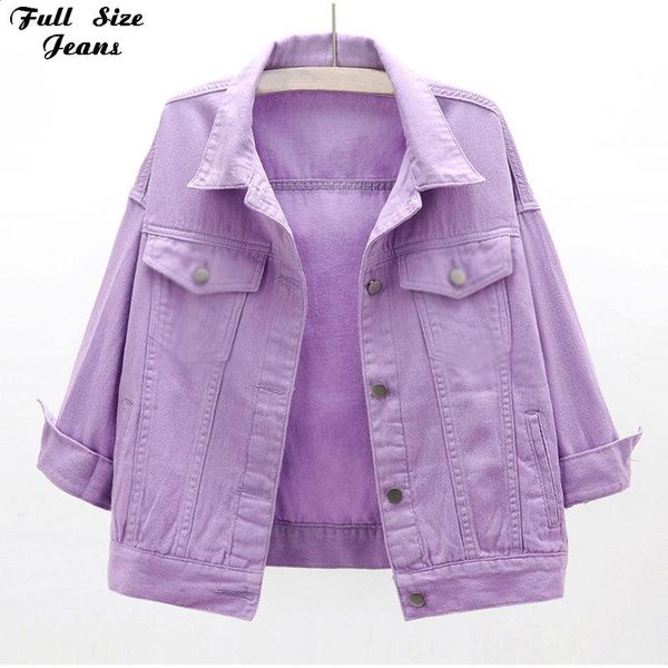 women's jackets women plus size purple leisure short bomber jeans xl candy color casual denim coats korean chi basic outfits, Black;brown
women's jackets women plus size purple leisure short bomber jeans xl candy color casual denim coats korean chi basic outfits, Black;brown
