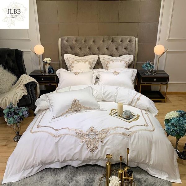 bedding sets luxury exquisite embroidery 1000tc egyptian cotton set king size duvet cover bed linen fitted sheet pillowcases
bedding sets luxury exquisite embroidery 1000tc egyptian cotton set king size duvet cover bed linen fitted sheet pillowcases