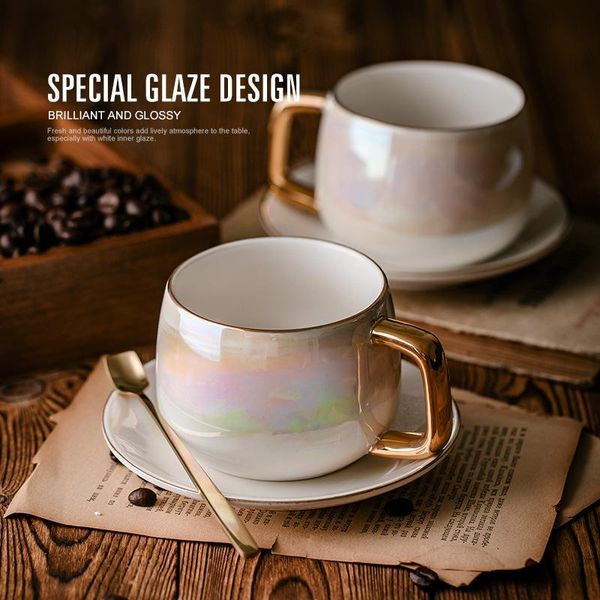 mugs european style small luxury ceramic coffee cup and saucer net red high-end gold rim exquisite set
mugs european style small luxury ceramic coffee cup and saucer net red high-end gold rim exquisite set