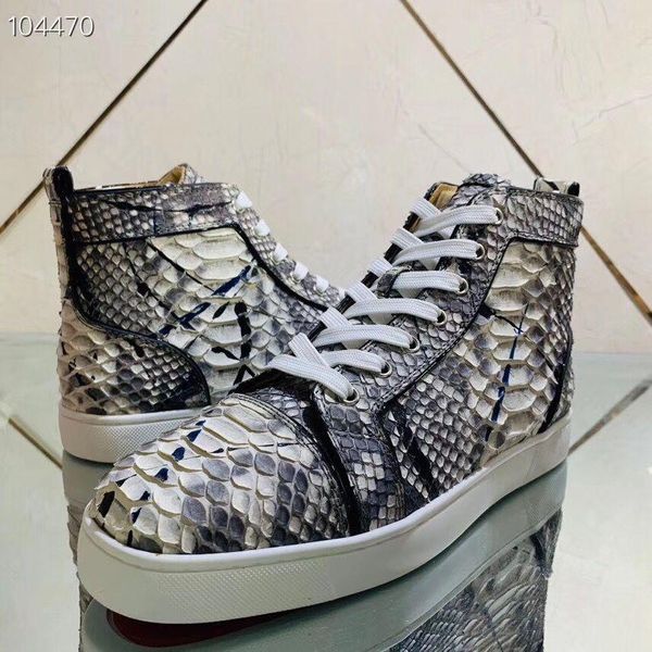 luxe bottom red men's fashion flat shoes lace-up without studs white/grey high-casual sneakers fish scale super quality belt box, Black
luxe bottom red men's fashion flat shoes lace-up without studs white/grey high-casual sneakers fish scale super quality belt box, Black