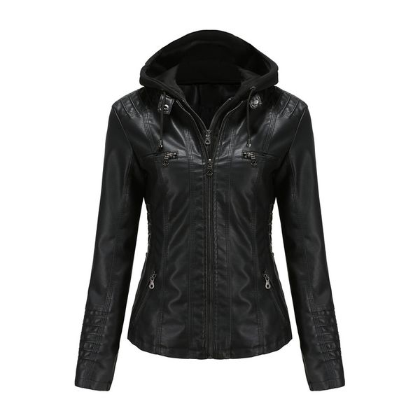 women s jacket autumn winter spring jacket classic timeless chic fashion short solid color durable waist waist leather, Black
women s jacket autumn winter spring jacket classic timeless chic fashion short solid color durable waist waist leather, Black