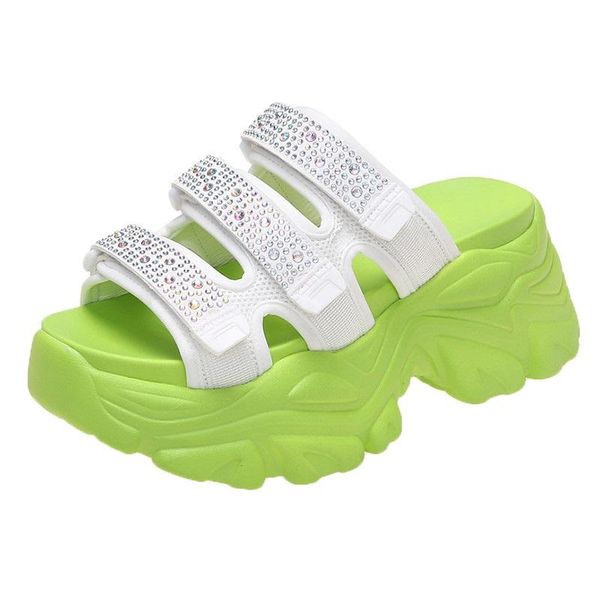 slippers 2021 summer fashion women's mesh rhinestone women wedge soft beach platform shoes zapatos de mujer, Black
slippers 2021 summer fashion women's mesh rhinestone women wedge soft beach platform shoes zapatos de mujer, Black