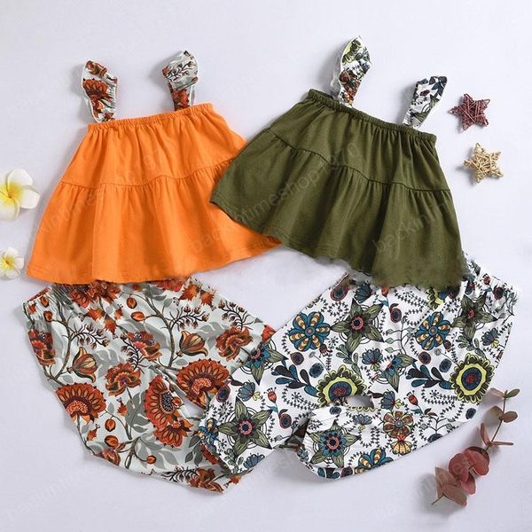 kids clothing sets girls outfits children sling +floral pants 2pcs/set summer fashion boutique baby clothes, White
kids clothing sets girls outfits children sling +floral pants 2pcs/set summer fashion boutique baby clothes, White