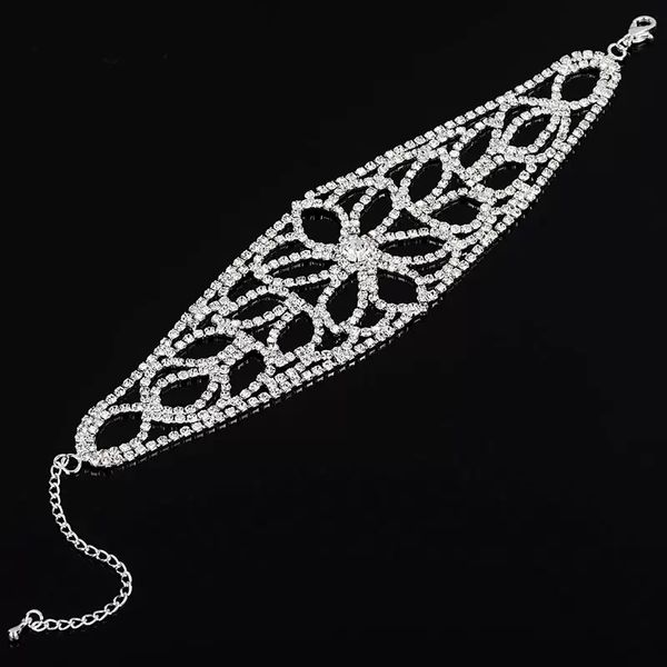 fashion wedding accessories silver color crystal bracelet for women flower rhinestone link chain bridal bangle gifts, Golden;silver
fashion wedding accessories silver color crystal bracelet for women flower rhinestone link chain bridal bangle gifts, Golden;silver