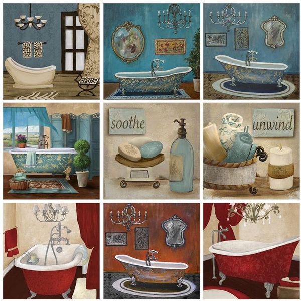 paintings bathroom wall art prints retro washing oil bathtub canvas painting modern nordic home decoration posters and no frame
paintings bathroom wall art prints retro washing oil bathtub canvas painting modern nordic home decoration posters and no frame