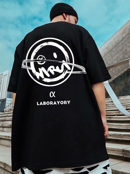 t shirt men's summer simple short sleeve 5 / 5 7 7 loose large size lazy fashion clothes, White;black
t shirt men's summer simple short sleeve 5 / 5 7 7 loose large size lazy fashion clothes, White;black