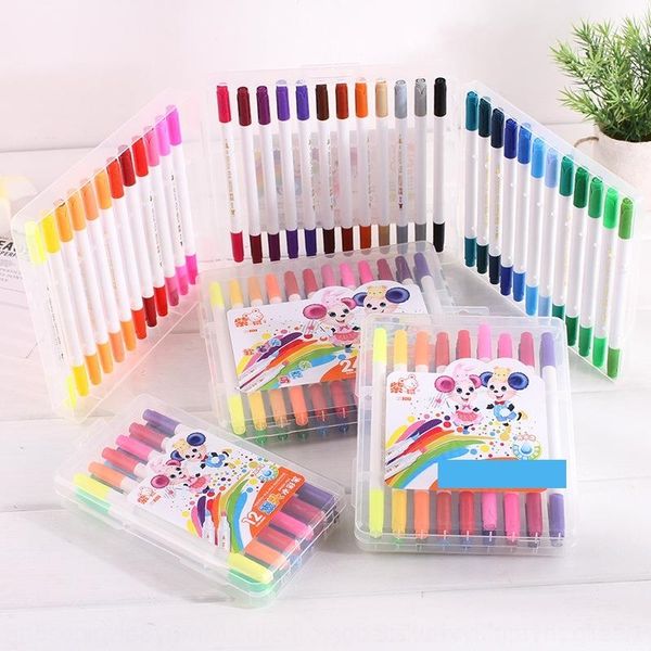 vfh creative double head painting s pen marker for students creative double head pen watercolor watercolormarker for students, Black;red
vfh creative double head painting s pen marker for students creative double head pen watercolor watercolormarker for students, Black;red