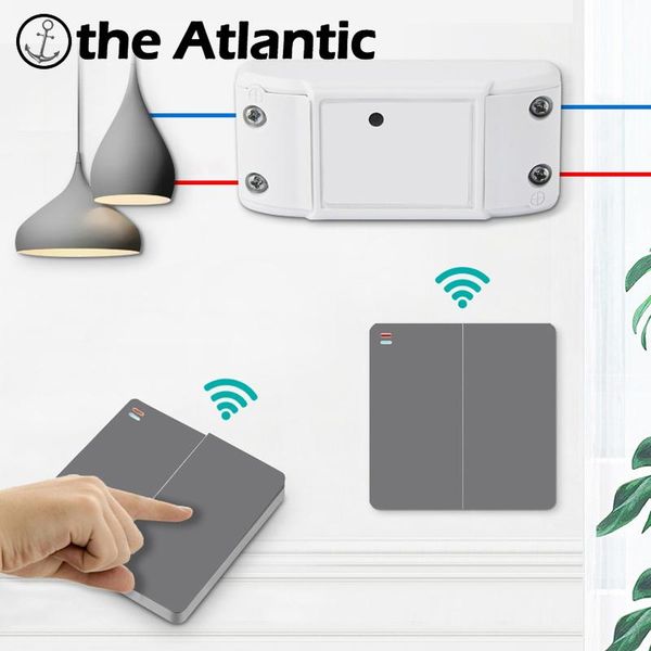 smart home control atlectric 433mhz wireless rf remote switch signal receiver wall panel light led bulb 100~300v silver/grey plastic
smart home control atlectric 433mhz wireless rf remote switch signal receiver wall panel light led bulb 100~300v silver/grey plastic