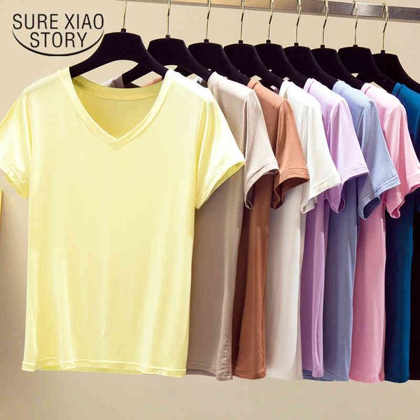 casual v neck summer female clothing fashion solid color women cotton plus size ladies t-shirts blusas mujer 13462 210415, White
casual v neck summer female clothing fashion solid color women cotton plus size ladies t-shirts blusas mujer 13462 210415, White