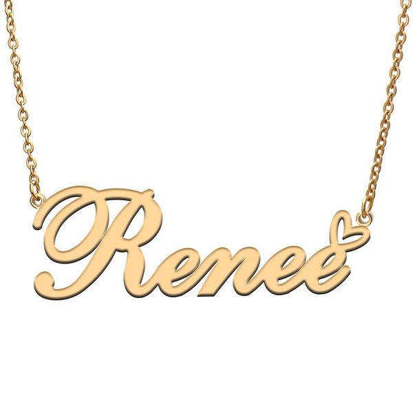 pendant necklaces love heart renee name necklace for women stainless steel gold & silver nameplate femme mother child girls gift
pendant necklaces love heart renee name necklace for women stainless steel gold & silver nameplate femme mother child girls gift