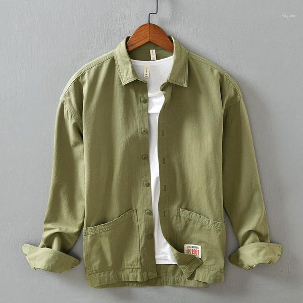 autumn and spring casual pure cotton jacket men brand fashion jackets for trendy 100% mens jaqueta jas men's, Black;brown
autumn and spring casual pure cotton jacket men brand fashion jackets for trendy 100% mens jaqueta jas men's, Black;brown