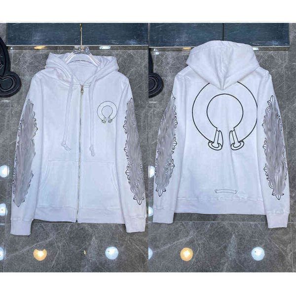 fashion classic designer hoodies luxury mens zipper ch horseshoe sanskrit cross print pullover hooded sweatshirts sweater woman loose jackts, Black
fashion classic designer hoodies luxury mens zipper ch horseshoe sanskrit cross print pullover hooded sweatshirts sweater woman loose jackts, Black