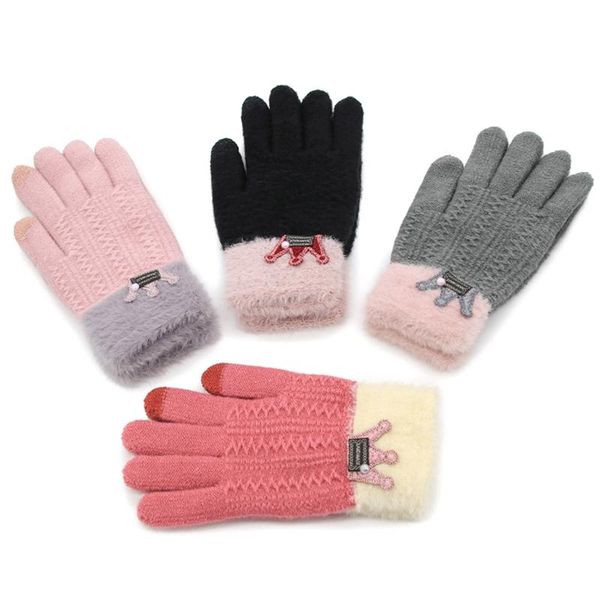 five fingers gloves winter touch screen knitted women fashion knit mittens female thick plush wrist driving glove wholesale, Blue;gray
five fingers gloves winter touch screen knitted women fashion knit mittens female thick plush wrist driving glove wholesale, Blue;gray