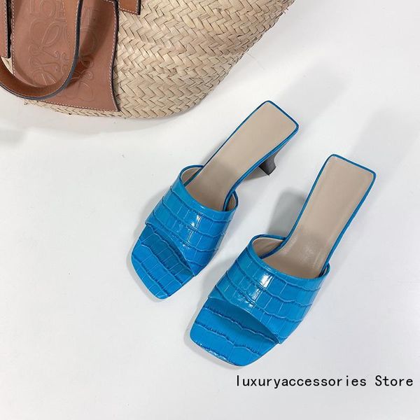 summer women square toe high heel slippers vintage crocodile print candy color ins blogger fashion sandals, Black
summer women square toe high heel slippers vintage crocodile print candy color ins blogger fashion sandals, Black