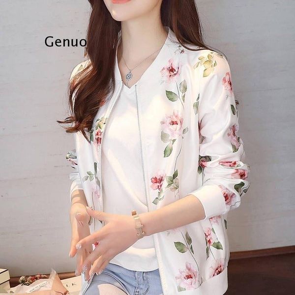 fashion summer women bomber print jacket long sleeve basic coats thin slim short female jackets plue size women's, Black;brown
fashion summer women bomber print jacket long sleeve basic coats thin slim short female jackets plue size women's, Black;brown