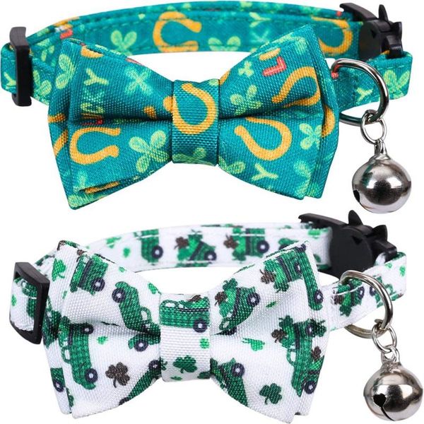 cat collars & leads st. patrick's day breakaway with bow tie and bell shamrock patterns adjustable safety kitten for pets puppy
cat collars & leads st. patrick's day breakaway with bow tie and bell shamrock patterns adjustable safety kitten for pets puppy