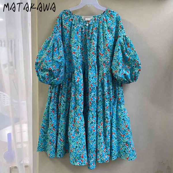 matakawa draped lantern sleeve woman dress korea's summer loose femme robe print floral loose dresses for women 210513, Black;gray
matakawa draped lantern sleeve woman dress korea's summer loose femme robe print floral loose dresses for women 210513, Black;gray