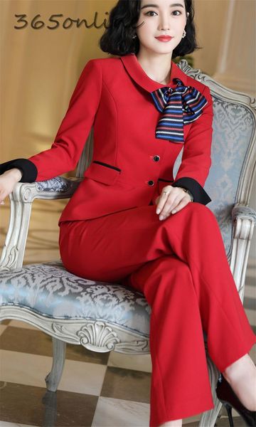 formal business suits with pants and jackets coat autumn winter women office work wear blazers ol styles pantsuits scarf women's two pi, White
formal business suits with pants and jackets coat autumn winter women office work wear blazers ol styles pantsuits scarf women's two pi, White