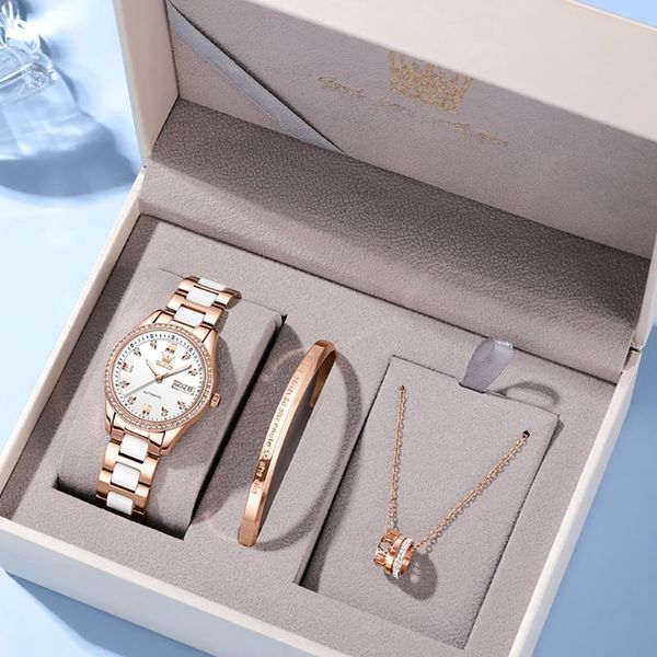 wristwatches women watch set waterproof calendar ceramic women's watches fashion ladies valentine's day gift for, Slivery;brown
wristwatches women watch set waterproof calendar ceramic women's watches fashion ladies valentine's day gift for, Slivery;brown