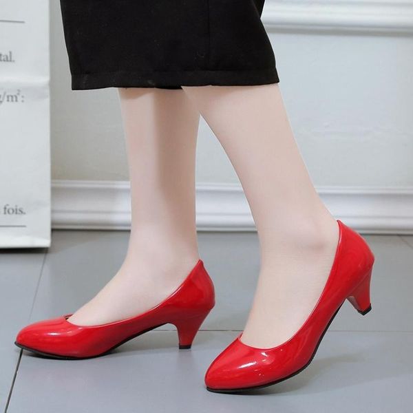 dress shoes women's leather med heels classic pumps for office ladies white red maggie's walker, Black
dress shoes women's leather med heels classic pumps for office ladies white red maggie's walker, Black