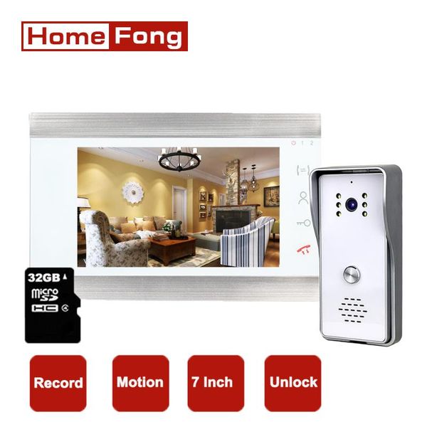 homefong wired video intercom system for villa home security support lock call transfer motion record sd card door phones
homefong wired video intercom system for villa home security support lock call transfer motion record sd card door phones