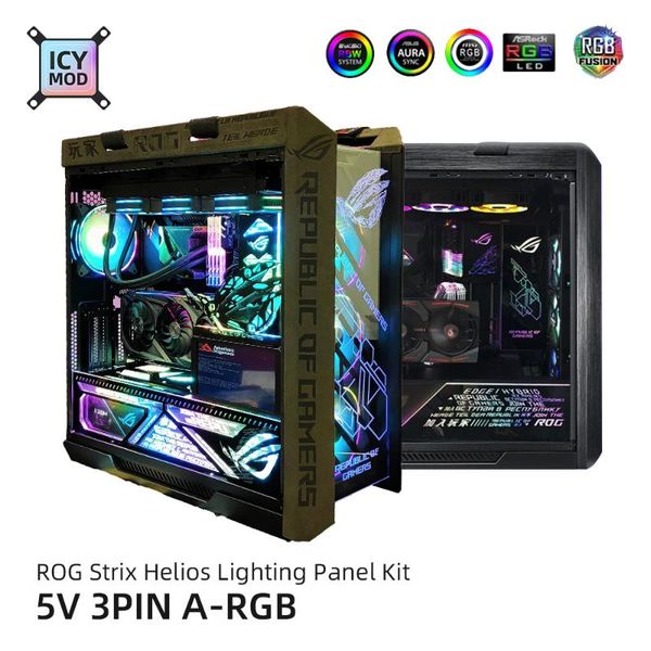 strix helios pc case mod set lighting panel kit diy vga bracket gpu rgb decoration a-rgb extension customize water cooler fans & coolings
strix helios pc case mod set lighting panel kit diy vga bracket gpu rgb decoration a-rgb extension customize water cooler fans & coolings