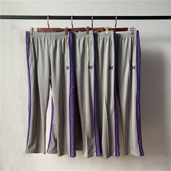 high street drawstring joggers needles pants blue stripes awge sweatpants butterfly embroidery patchwork trousers men's, Black
high street drawstring joggers needles pants blue stripes awge sweatpants butterfly embroidery patchwork trousers men's, Black
