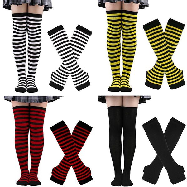 socks & hosiery christmas knee high set casual halloween all-matched gloves warm stocking striped arm sleeve long, Black;white
socks & hosiery christmas knee high set casual halloween all-matched gloves warm stocking striped arm sleeve long, Black;white