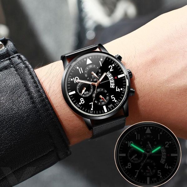 wristwatches luxury mens watches fashion male business watch with calendar casual mesh stainless steel strap wristwatch relogio masculino /d, Slivery;brown
wristwatches luxury mens watches fashion male business watch with calendar casual mesh stainless steel strap wristwatch relogio masculino /d, Slivery;brown