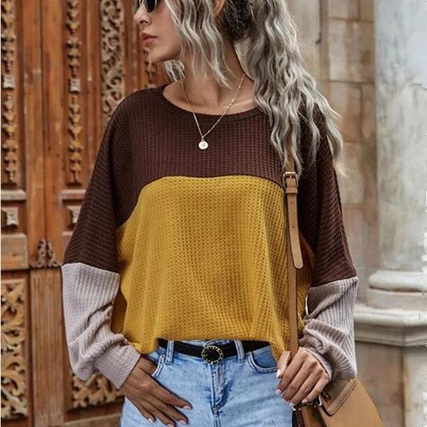 women's sweaters autumn winter color block pullovers women loose oversized o-neck knitted woman jumper mujer casual pull femme w9co, White;black
women's sweaters autumn winter color block pullovers women loose oversized o-neck knitted woman jumper mujer casual pull femme w9co, White;black