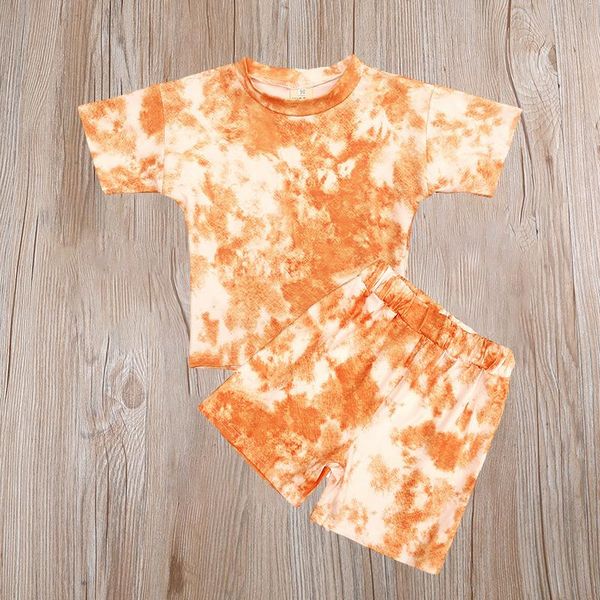 summer baby clothes set boy girl fashion tie-dye short-sleeve shorts 2 pcs boys casual cotton t-shirt suit for kids clothing sets, White
summer baby clothes set boy girl fashion tie-dye short-sleeve shorts 2 pcs boys casual cotton t-shirt suit for kids clothing sets, White