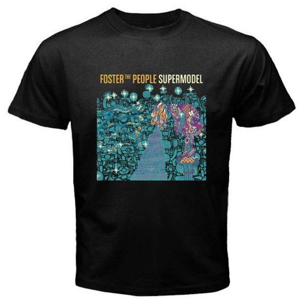 foster the people - supermodel men's black t-shirt size s to 3xl, White;black
foster the people - supermodel men's black t-shirt size s to 3xl, White;black