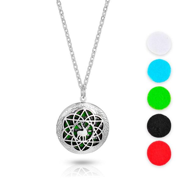 vintage antique silver color deer carved diffuser lockets necklace for essential oil christmas gift pendant necklaces
vintage antique silver color deer carved diffuser lockets necklace for essential oil christmas gift pendant necklaces