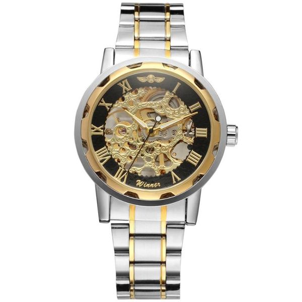 wristwatches winner fashion trend men's and women'watch hollow creative design watches stainless steel strap automatic mechanical, Slivery;brown
wristwatches winner fashion trend men's and women'watch hollow creative design watches stainless steel strap automatic mechanical, Slivery;brown